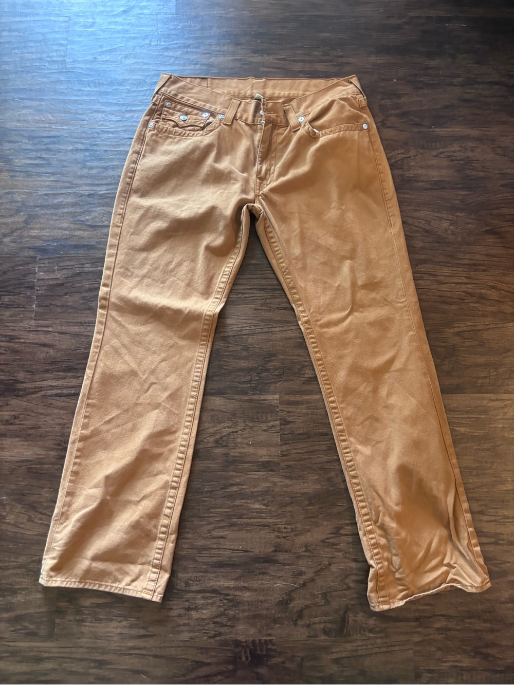 True Religion Men's Tan/Brown Jeans